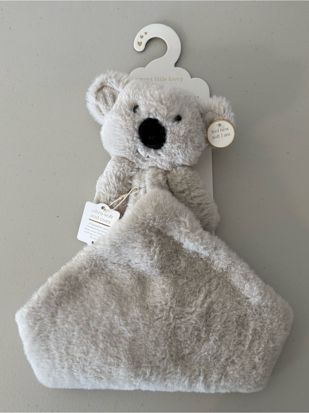 Baby Lovey Koala Security Blanket Soft Baby Toy | Sweet Little Lovey